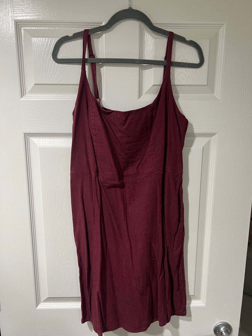 Old Navy Burgundy Sleeveless Slip Dress
